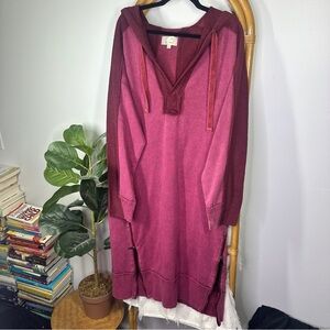 Oli & Hali Pink Purple Sweatshirt Dress sz S